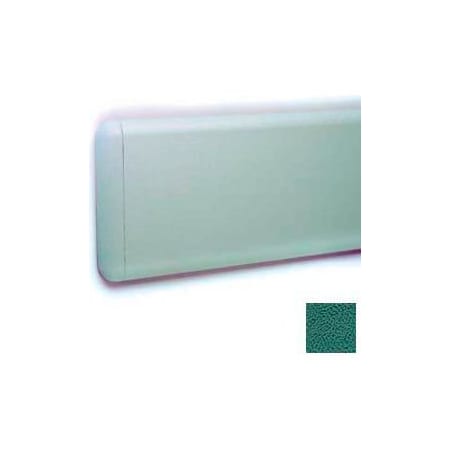 Pawling Wall Guard W/Rounded Top & Bottom Edges, Plastic Clip Retainer System, 7-3/4"H x 12'L, Grotto WG-8C-12-300